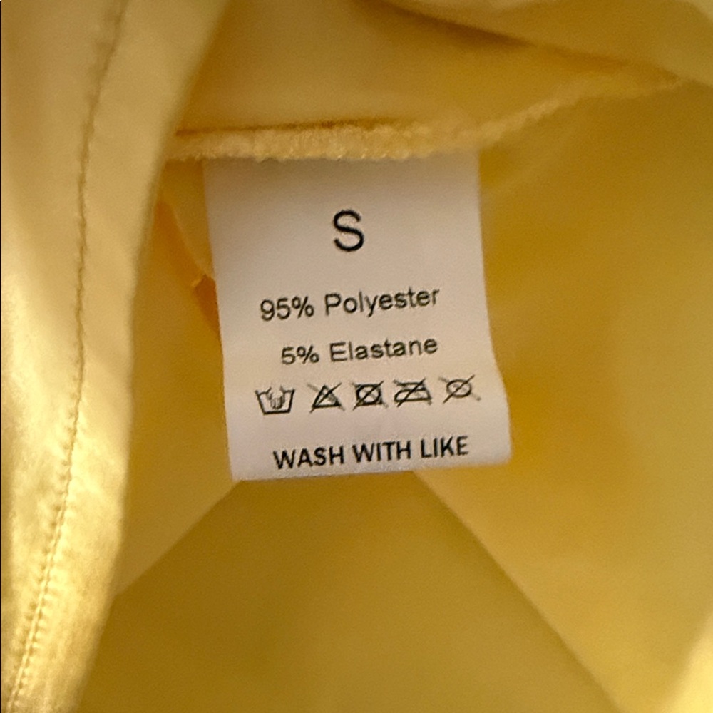 Elegant Yellow Ruffle Dress - Picture 5 of 6